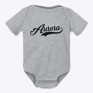 Aurora North Carolina Vintage Team Baby Onesie