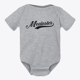 Mcalester Oklahoma Vintage Team Baby Onesie