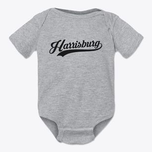 Harrisburg Ohio Vintage Team Baby Onesie