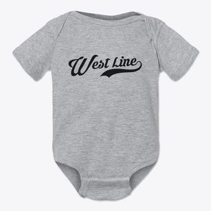 West Line Missouri Vintage Team Baby Onesie