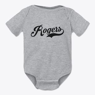 Rogers Nebraska Vintage Team Baby Onesie