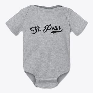 St. Peter Minnesota Vintage Team Baby Onesie