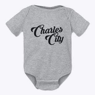 Charles City Iowa Vintage Team Baby Onesie