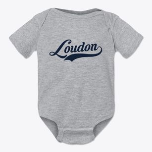 Loudon Tennessee Vintage Team Baby Onesie