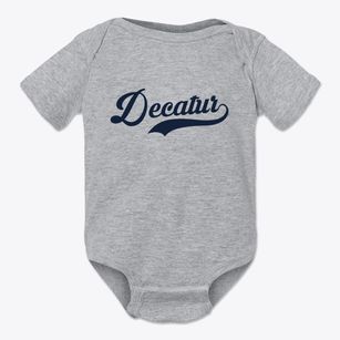 Decatur Alabama Vintage Team Baby Onesie