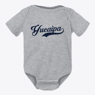 Yucaipa California Vintage Team Baby Onesie