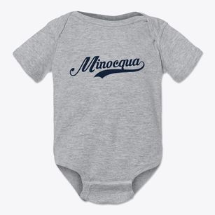 Minocqua Wisconsin Vintage Team Baby Onesie