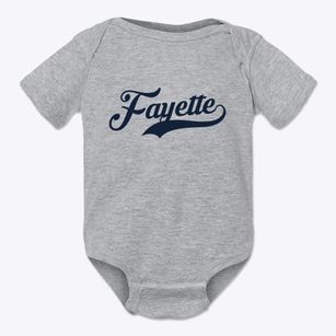 Fayette New York Vintage Team Baby Onesie
