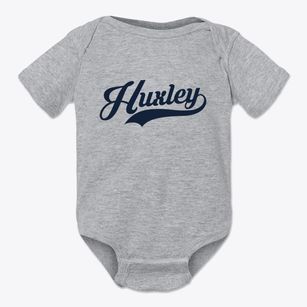 Huxley Iowa Vintage Team Baby Onesie