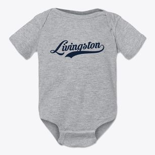 Livingston Alabama Vintage Team Baby Onesie