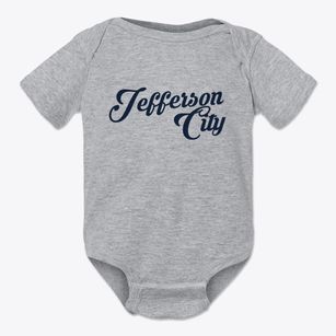 Jefferson City Missouri Vintage Team Baby Onesie