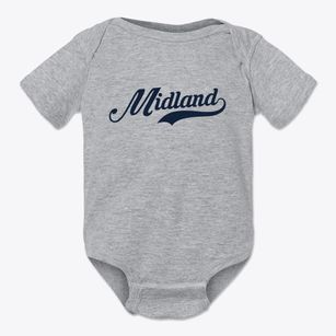 Midland Michigan Vintage Team Baby Onesie