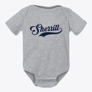 Sherrill New York Vintage Team Baby Onesie