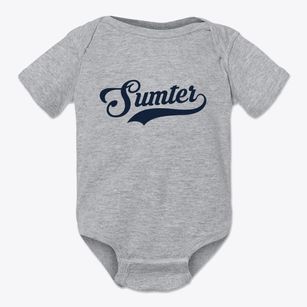 Sumter South Carolina Vintage Team Baby Onesie