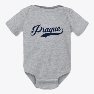 Prague Oklahoma Vintage Team Baby Onesie