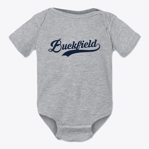 Buckfield Maine Vintage Team Baby Onesie