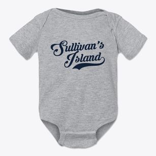 Sullivan's Island South Carolina Vintage Team Baby Onesie