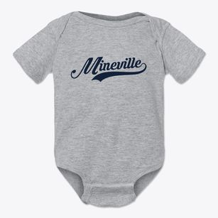 Mineville New York Vintage Team Baby Onesie