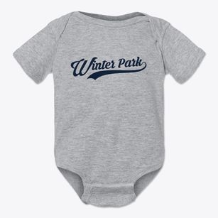 Winter Park Colorado Vintage Team Baby Onesie