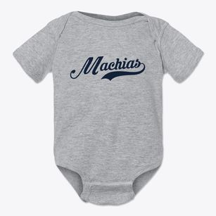 Machias Washington Vintage Team Baby Onesie