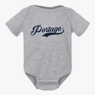 Portage New York Vintage Team Baby Onesie