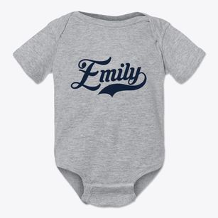 Emily Minnesota Vintage Team Baby Onesie