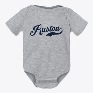 Ruston Louisiana Vintage Team Baby Onesie