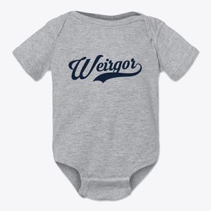 Weirgor Wisconsin Vintage Team Baby Onesie
