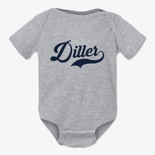 Diller Nebraska Vintage Team Baby Onesie