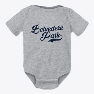Belvedere Park Georgia Vintage Team Baby Onesie
