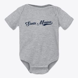 Santa Monica California Vintage Team Baby Onesie