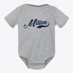 Milton North Carolina Vintage Team Baby Onesie