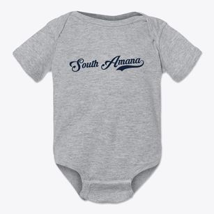 South Amana Iowa Vintage Team Baby Onesie
