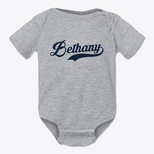 Bethany Indiana Vintage Team Baby Onesie