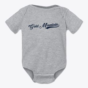Gold Mountain California Vintage Team Baby Onesie