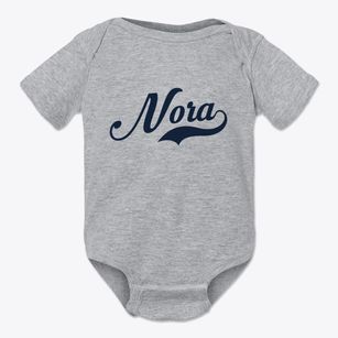 Nora Nebraska Vintage Team Baby Onesie