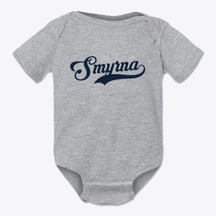 Smyrna Delaware Vintage Team Baby Onesie