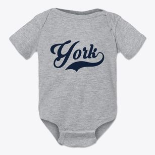 York South Carolina Vintage Team Baby Onesie