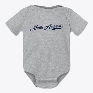 North Amherst Massachusetts Vintage Team Baby Onesie