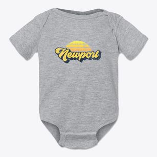 Newport North Carolina Sublime Sunset Baby Onesie