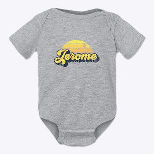Jerome Illinois Sublime Sunset Baby Onesie