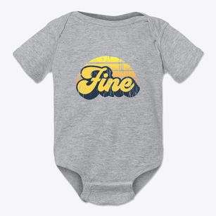 Fine New York Sublime Sunset Baby Onesie