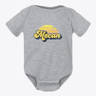 Mecan Wisconsin Sublime Sunset Baby Onesie