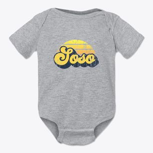 Soso Mississippi Sublime Sunset Baby Onesie