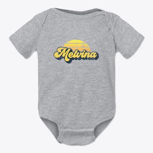 Melvina Wisconsin Sublime Sunset Baby Onesie