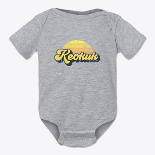 Keokuk Iowa Sublime Sunset Baby Onesie