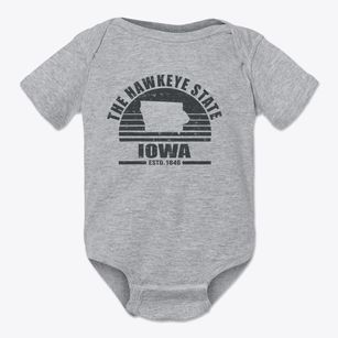  Iowa Sunset Baby Onesie