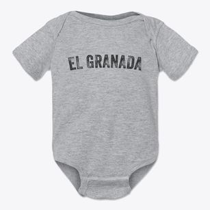 El Granada California Timeless Retro Baby Onesie