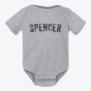 Spencer Indiana Timeless Retro Baby Onesie