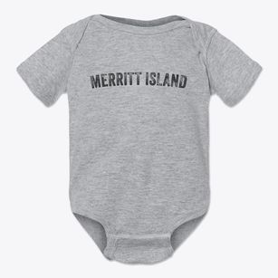 Merritt Island Florida Timeless Retro Baby Onesie